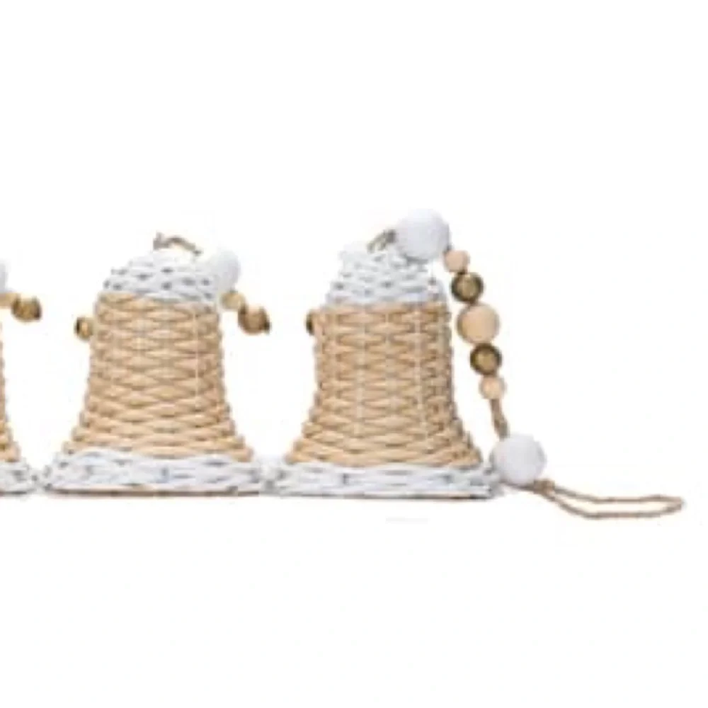 NIB Woven Bells Seagrass 42